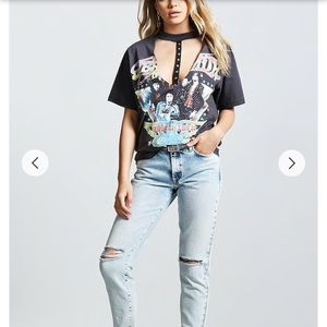 Aerosmith Graphic Choker Tee(Tags)